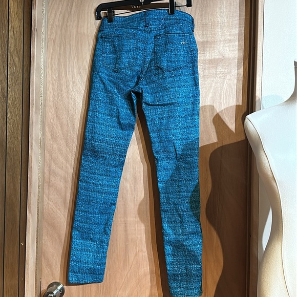 Rag & Bone Vibrant Blue Patterned leggings - Picture 4 of 4